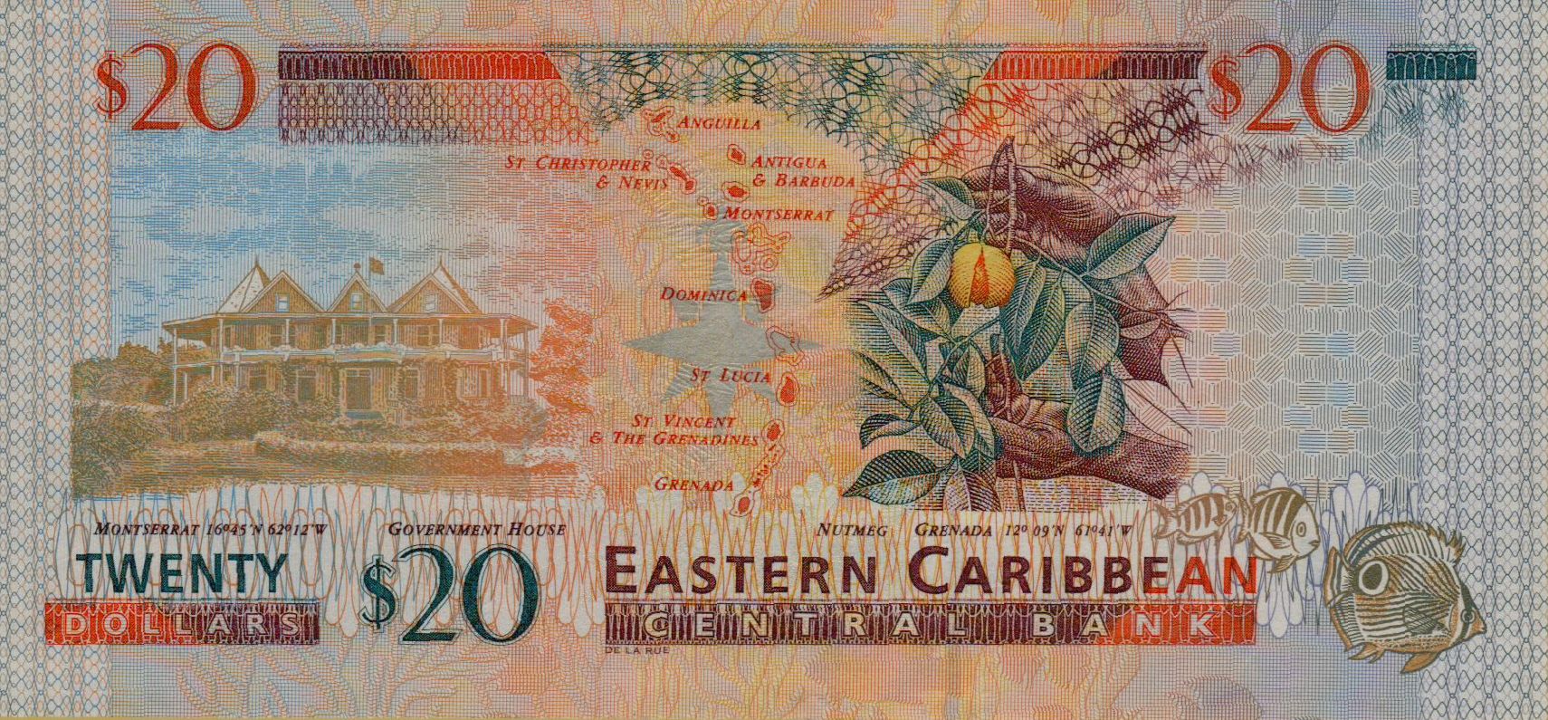 East Caribbean 20 1994 UNC P-33/L
